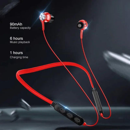 Sport Neckband Bluetooth Earphone Magnetic Wireless Headphones - petguardiansupplies