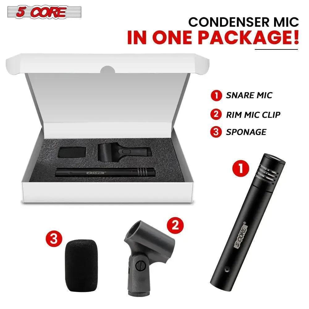 5 Core Dynamic Instrument Microphone Professional XLR Cardioid Uni - petguardiansupplies