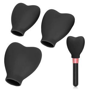 3 Sizes Makeup Brush Cover Set Silicone Travel Dustproof Covers for - petguardiansupplies