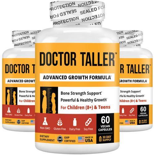 Doctor Taller, For Children (8+) & Teens, 60 Vegan Capsules - petguardiansupplies