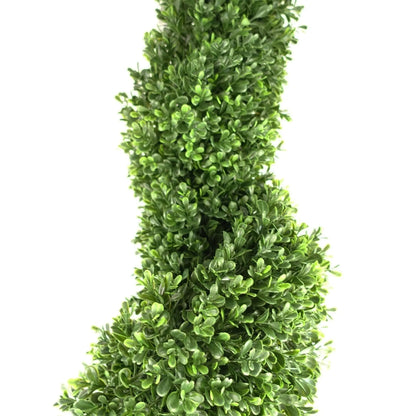 Artificial Topiary Boxwood Spiral Tree - 920 leaves UV PROTECTED OUTDOOR Botanik-2