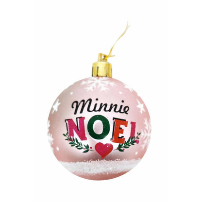 Christmas Bauble Minnie Mouse Lucky 6 Units Pink Plastic (Ø 8 cm) - petguardiansupplies