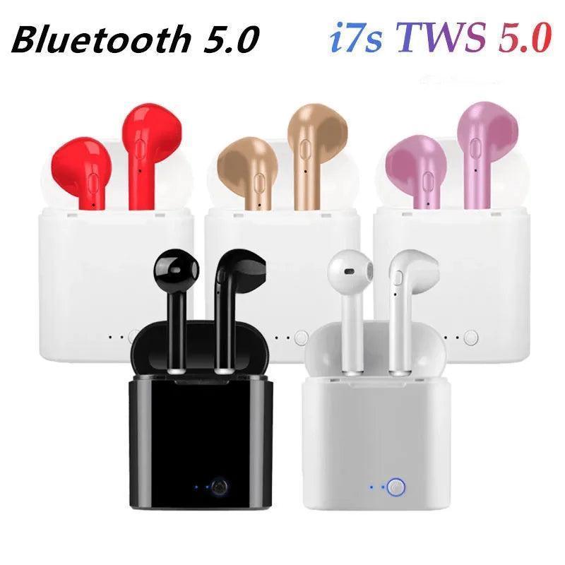 Bluetooth i7s TWS Wireless earbuds for Iphone Huawei Samsung - petguardiansupplies