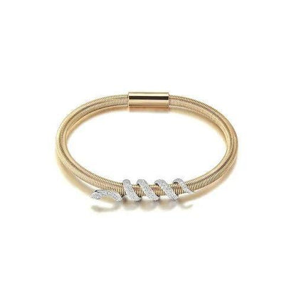 Snake Coiled Bangle Bracelet - petguardiansupplies