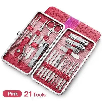 Nail manicure tool kit combo set-7