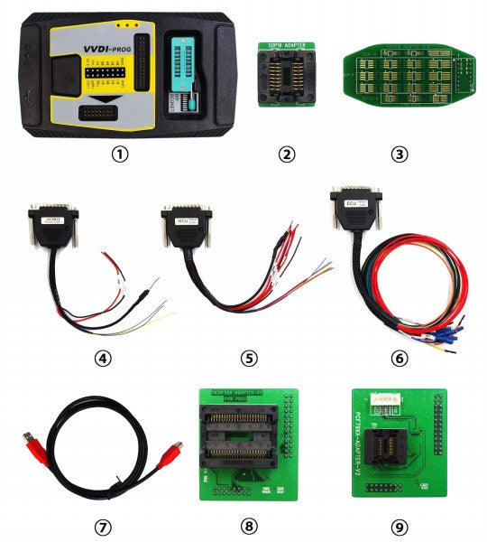 V5.3.7 Original Xhorse VVDI PROG Programmer VVDI Programmer Key Tool Get Free for BMW ISN Read Function - petguardiansupplies