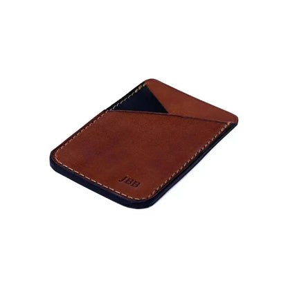 Adhesive Phone Wallet: Genuine Leather Card Holder - petguardiansupplies