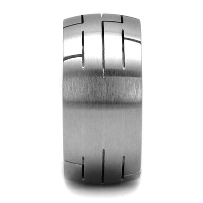 TK2920 - High polished (no plating) Stainless Steel Ring with No Stone - petguardiansupplies