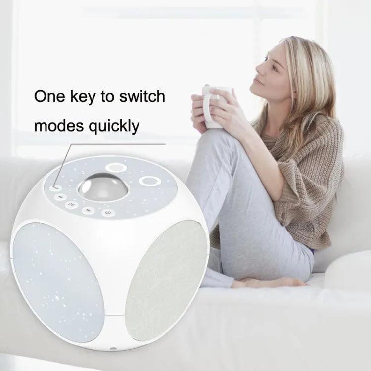 GDZ-S8 Remote Control Starry Sky Projection Light Sleep Aid(White) - petguardiansupplies