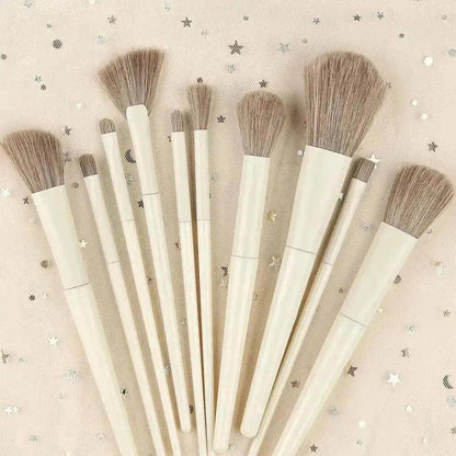 10/13PCS Makeup Brushes Set - Fluffy Soft Eye Shadow, Blush, Highlighter - petguardiansupplies