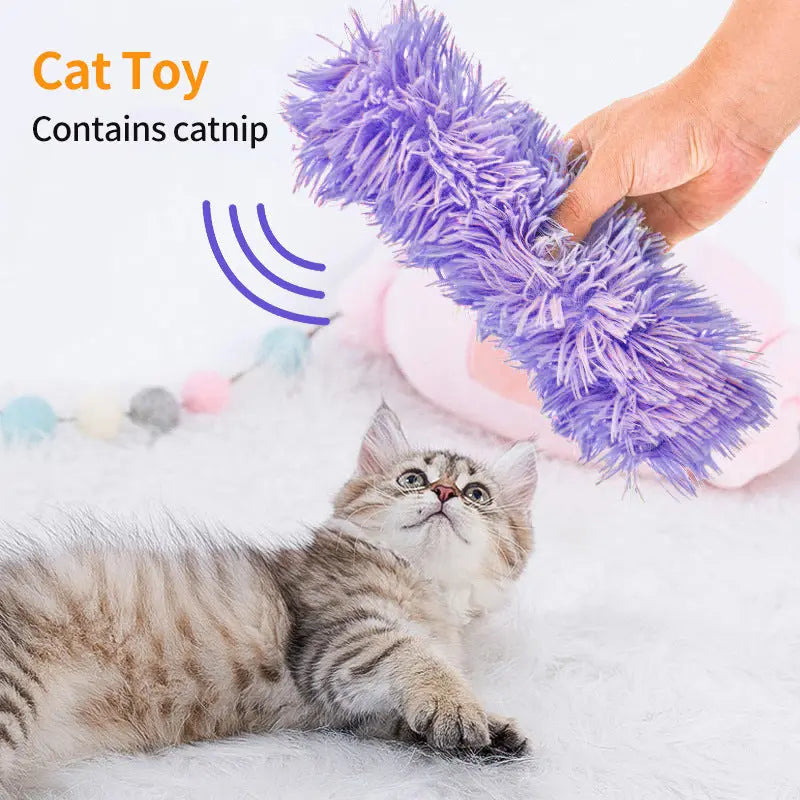 Plush Cat Chew Toy-0