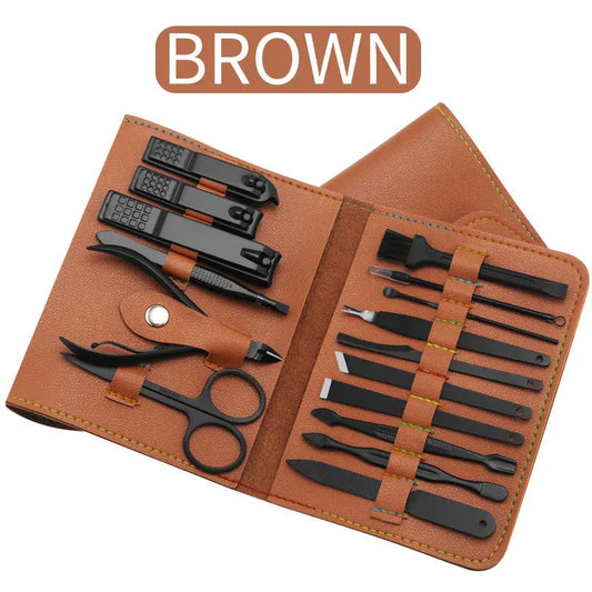 Nail Art Tools Set Kits with Bag-0