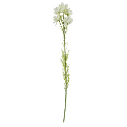 Pack of 6 x Artificial Flowers White Starflower Stem - 5 Flowers 60cm-3