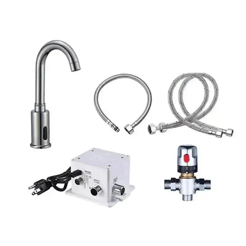 5Seconds Touchless Single-Hole, High-Arc Bathroom Faucet - petguardiansupplies