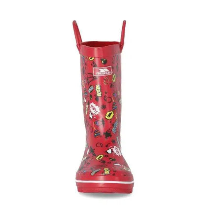 Trespass Apolloton Kids Waterproof Rubber Wellies-1