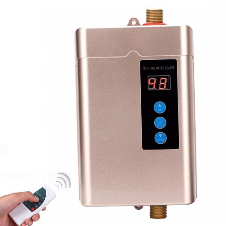 UK Plug 3000W Electric Water Heater With Remote Control Adjustable - petguardiansupplies