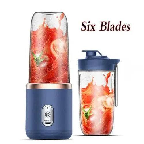 Portable Juicer Blender 300ml Electric Fruit Juicer USB Charging Lemon - petguardiansupplies