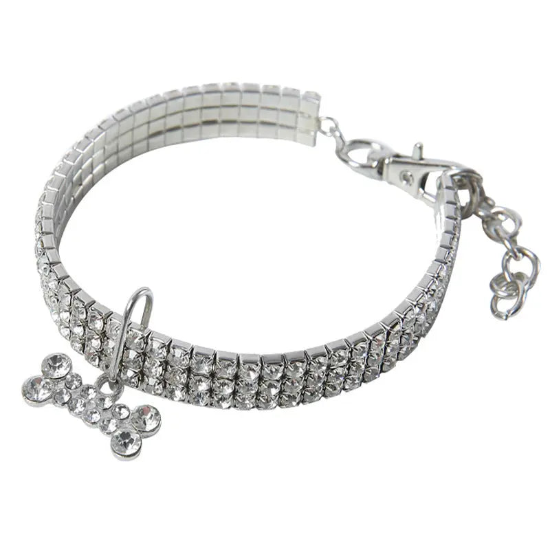 Crystal Rhinestone Dog and Cat Collar-7