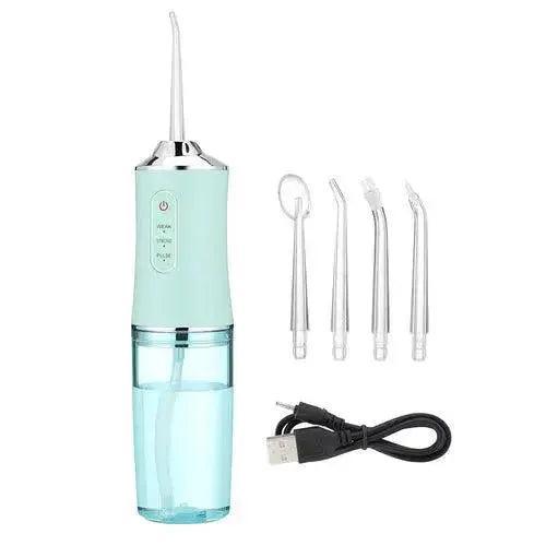 220ML Oral Irrigator USB Rechargeable Portable Dental Water Flosser - petguardiansupplies