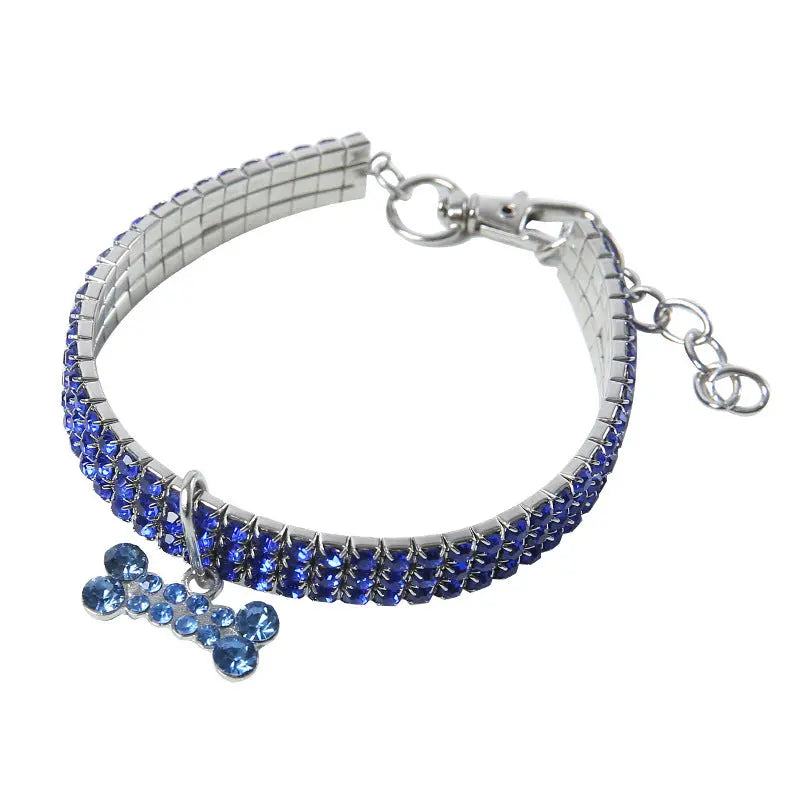 Crystal Rhinestone Dog and Cat Collar-5