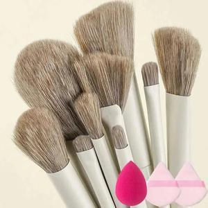 10/13PCS Makeup Brushes Set - Fluffy Soft Eye Shadow, Blush, Highlighter - petguardiansupplies