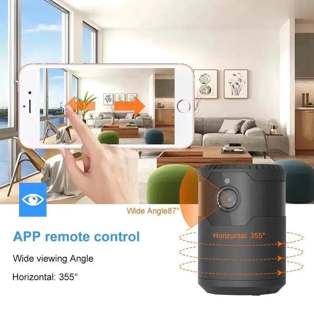 HD 2MP 1080P Wireless Mini Wifi Camera with Night Vision - petguardiansupplies