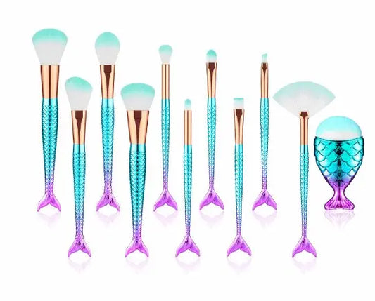 Mermaid Makeup Brush Set-0