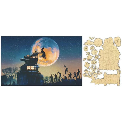 Halloween Bride Whimsical Puzzle - petguardiansupplies