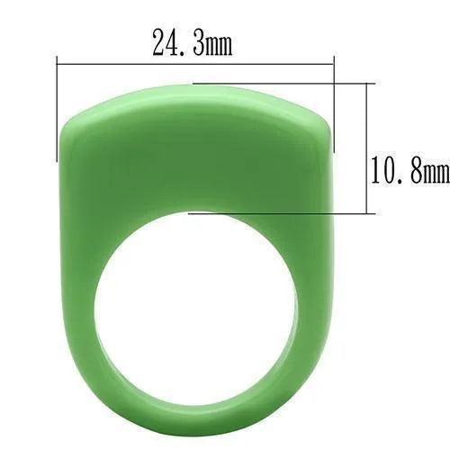 LO2384 - Resin Ring with Synthetic Synthetic Stone in Multi Color - petguardiansupplies