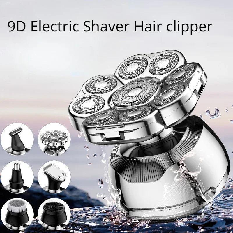 Full Body Wash 9D Electric Shaver Men's Multi-function Razor Hair - petguardiansupplies