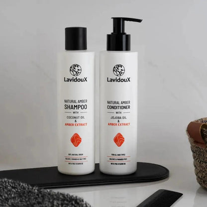 Lavidoux Amber Shampoo & Conditioner Set - petguardiansupplies