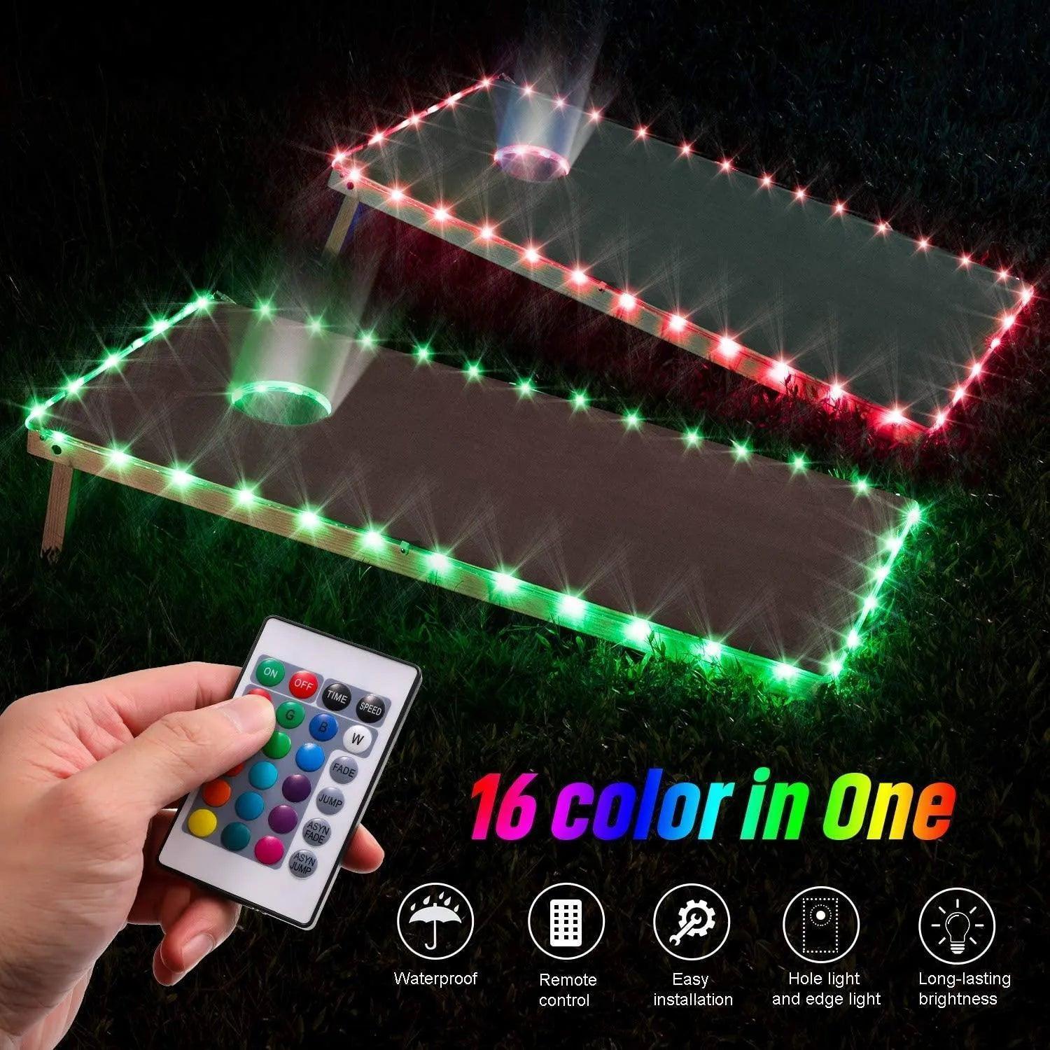 Outdoor Games Cornhole Lights - petguardiansupplies