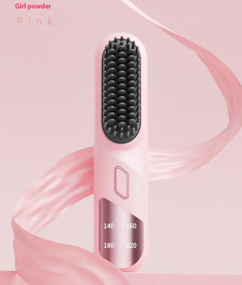 Cordless Wet & Dry Hair Straightener Brush-6