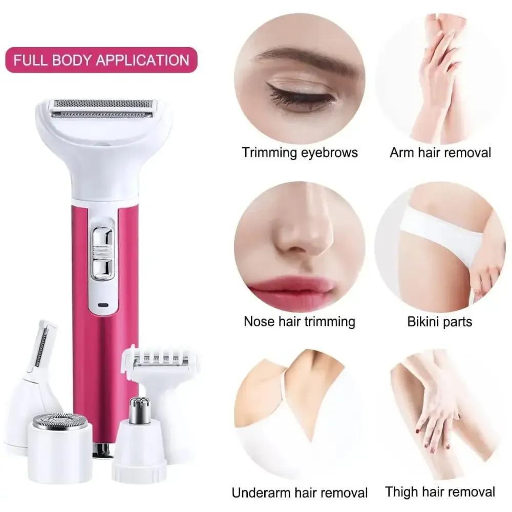 5 in 1 Women Epilator Female Eyebrow Trimmer Lady Shaver - petguardiansupplies