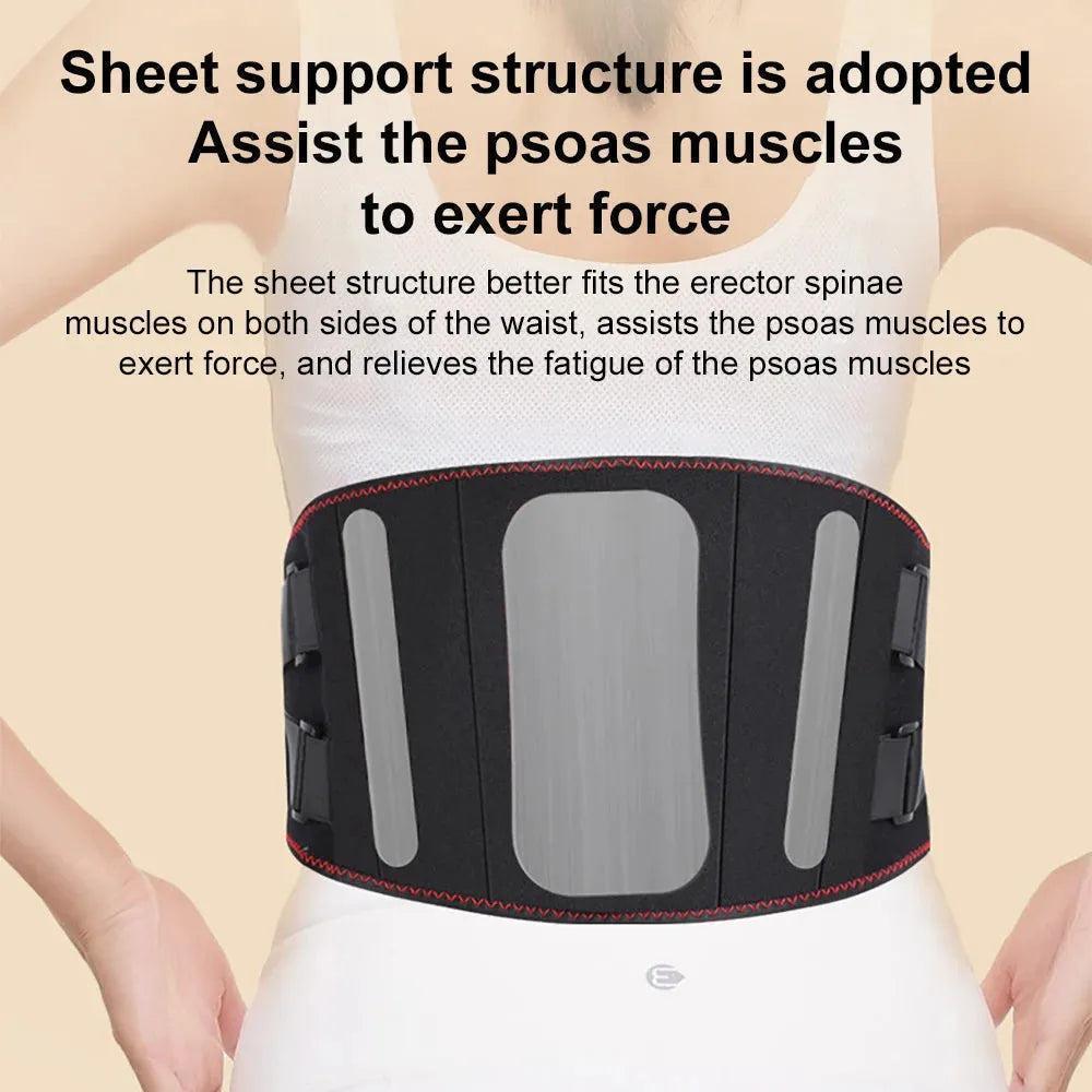 Electric Heating Waist Massage Belt Back Support Warm Hot Compress - petguardiansupplies