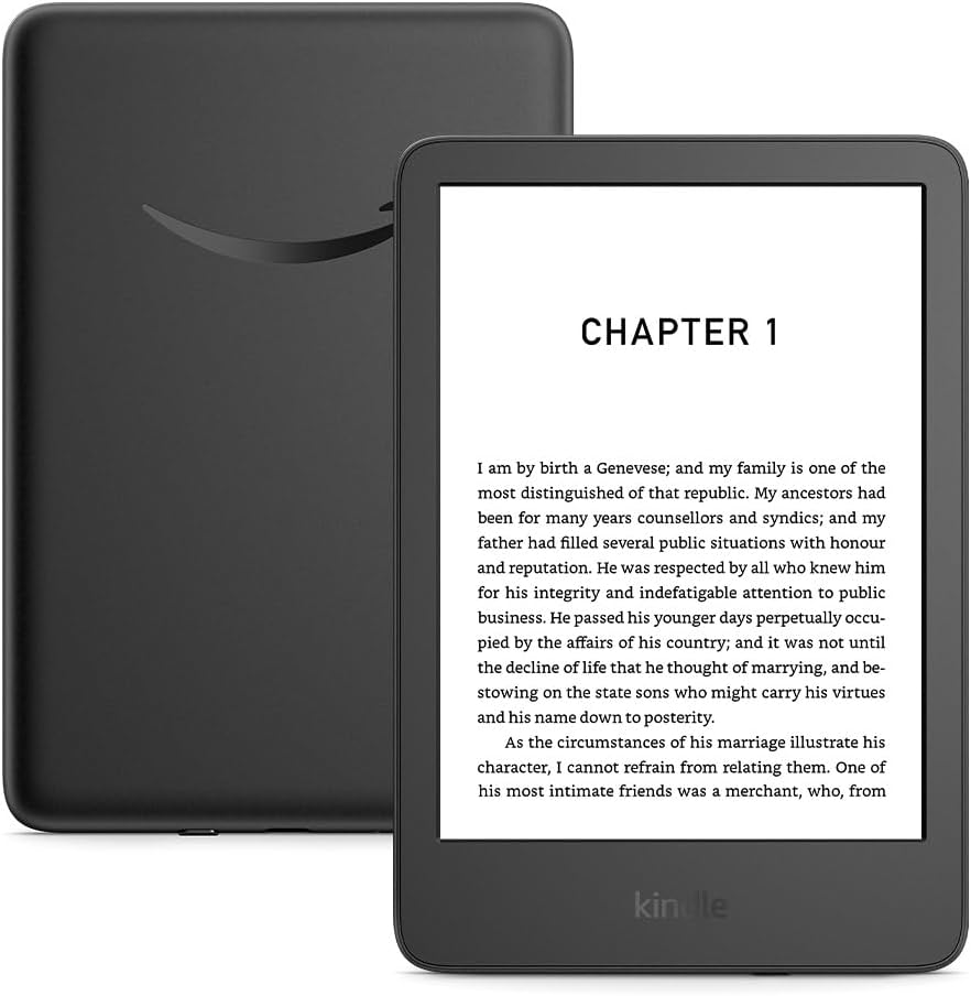 New Amazon Kindle (16 GB) – Lightest and most compact Kindle with glare-free display, faster page turns, adjustable front light and long battery life – Without Ads – Matcha - petguardiansupplies