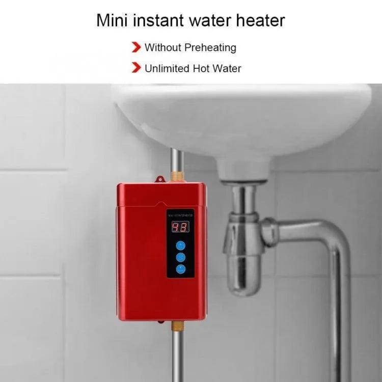 US Plug 3000W Electric Water Heater With Remote Control Adjustable - petguardiansupplies