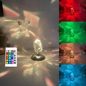 Led Crystal Night Light With Remote Control - petguardiansupplies