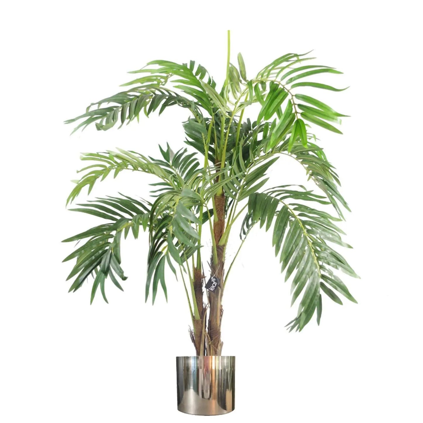 Artificial Palm Tree 120cm Luxury Silver Planter-0