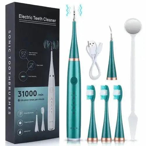 Fashion Electric Toothbrush Rechargeable Sonic Dental Scaler with 5 Modes - petguardiansupplies