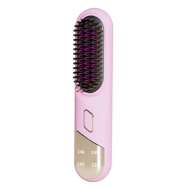 Cordless Wet & Dry Hair Straightener Brush-3