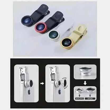 3-in-1 Universal Clip on Smartphone Camera Lens - petguardiansupplies