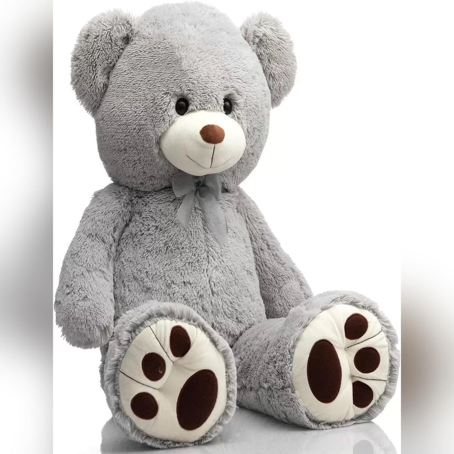 5 Feet Teddy bear stuffed animal soft toy gift Grey - petguardiansupplies