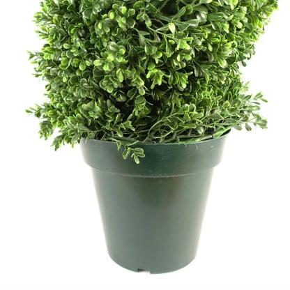 Artificial Topiary Boxwood Spiral Tree - 920 leaves UV PROTECTED OUTDOOR Botanik-3