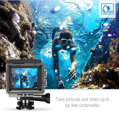 4K Waterproof All Digital UHD WiFi Camera + RF Remote And Accessories - petguardiansupplies