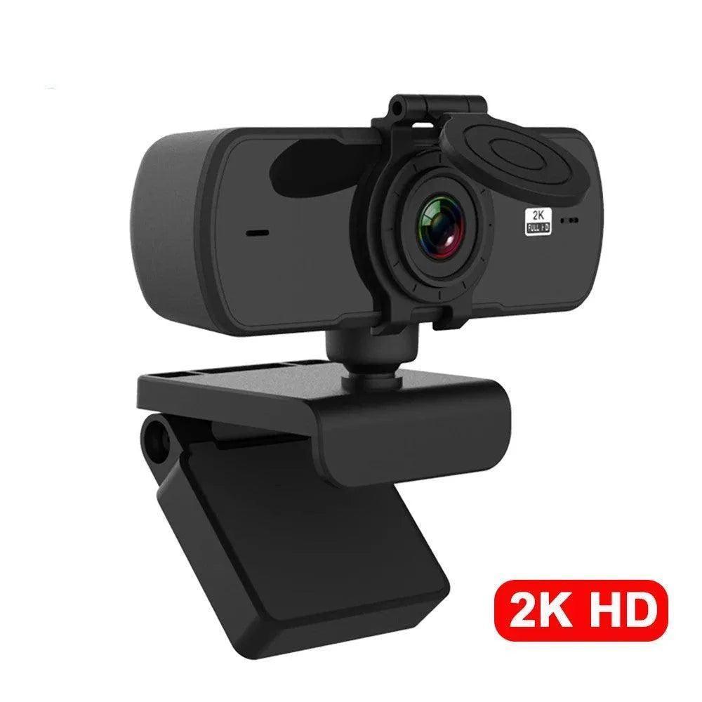 Webcam 2K Full HD 1080P Web Camera Autofocus With Microphone - petguardiansupplies