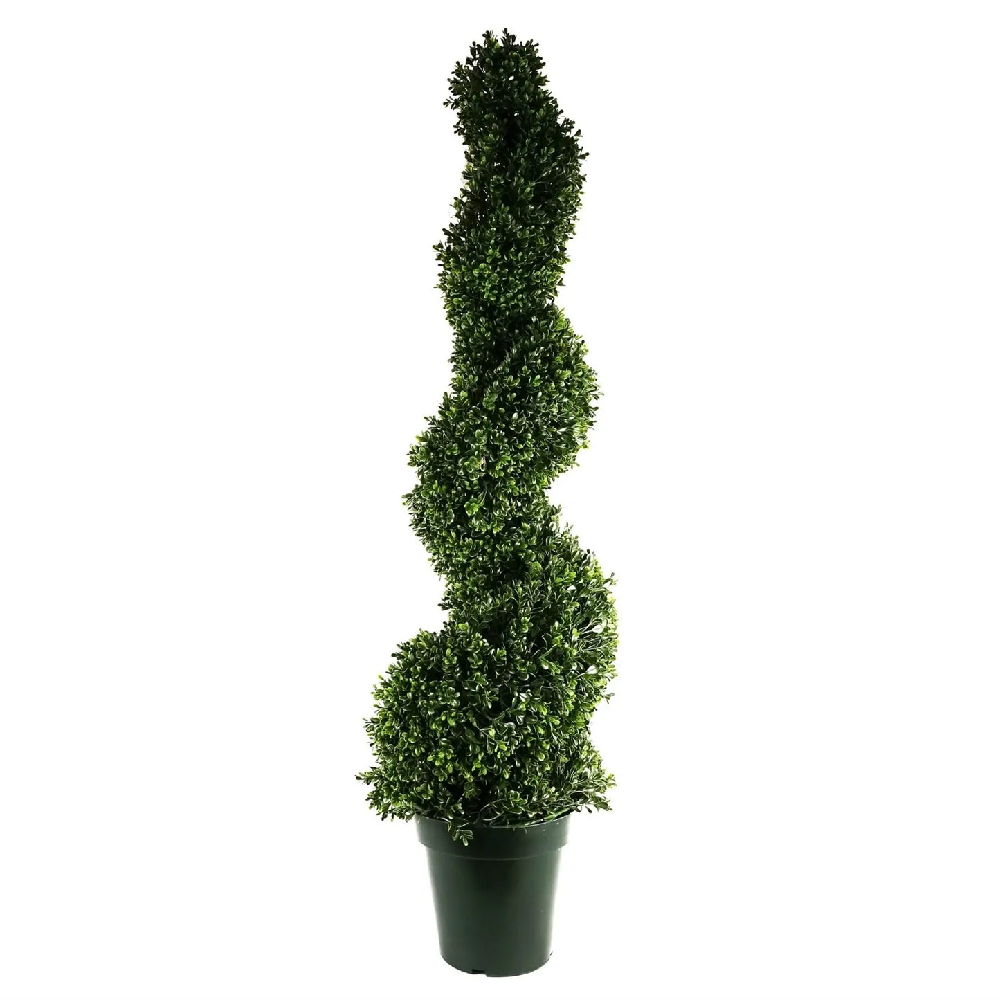 Artificial Topiary Boxwood Spiral Tree - 920 leaves UV PROTECTED OUTDOOR Botanik-0