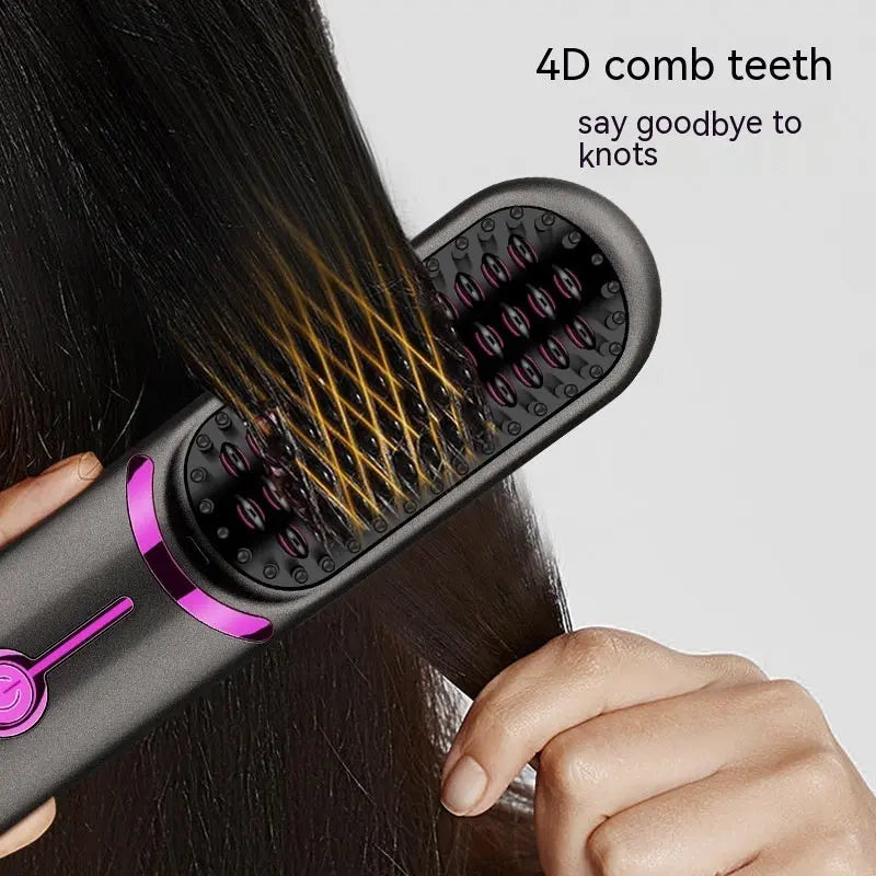 Wireless Hair Straightening Comb-0