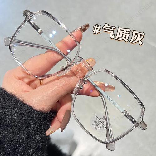 Unisex Square Reading Glasses Women Trendy Presbyopia Eyeglasses - petguardiansupplies