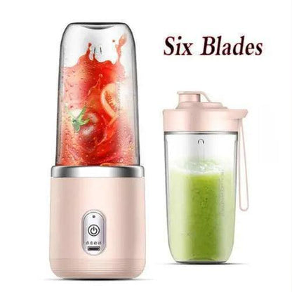 Portable Juicer Blender 300ml Electric Fruit Juicer USB Charging Lemon - petguardiansupplies